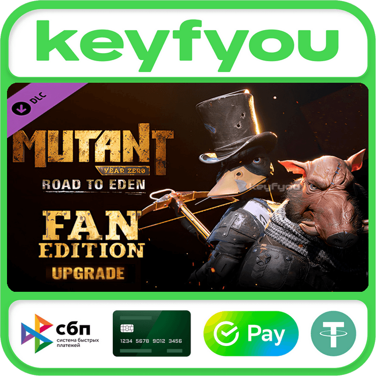 Mutant Year Zero: Road to Eden - Fan Edition Upgrade / STEAM DLC КЛЮЧ 🔥 - Screenshot 1