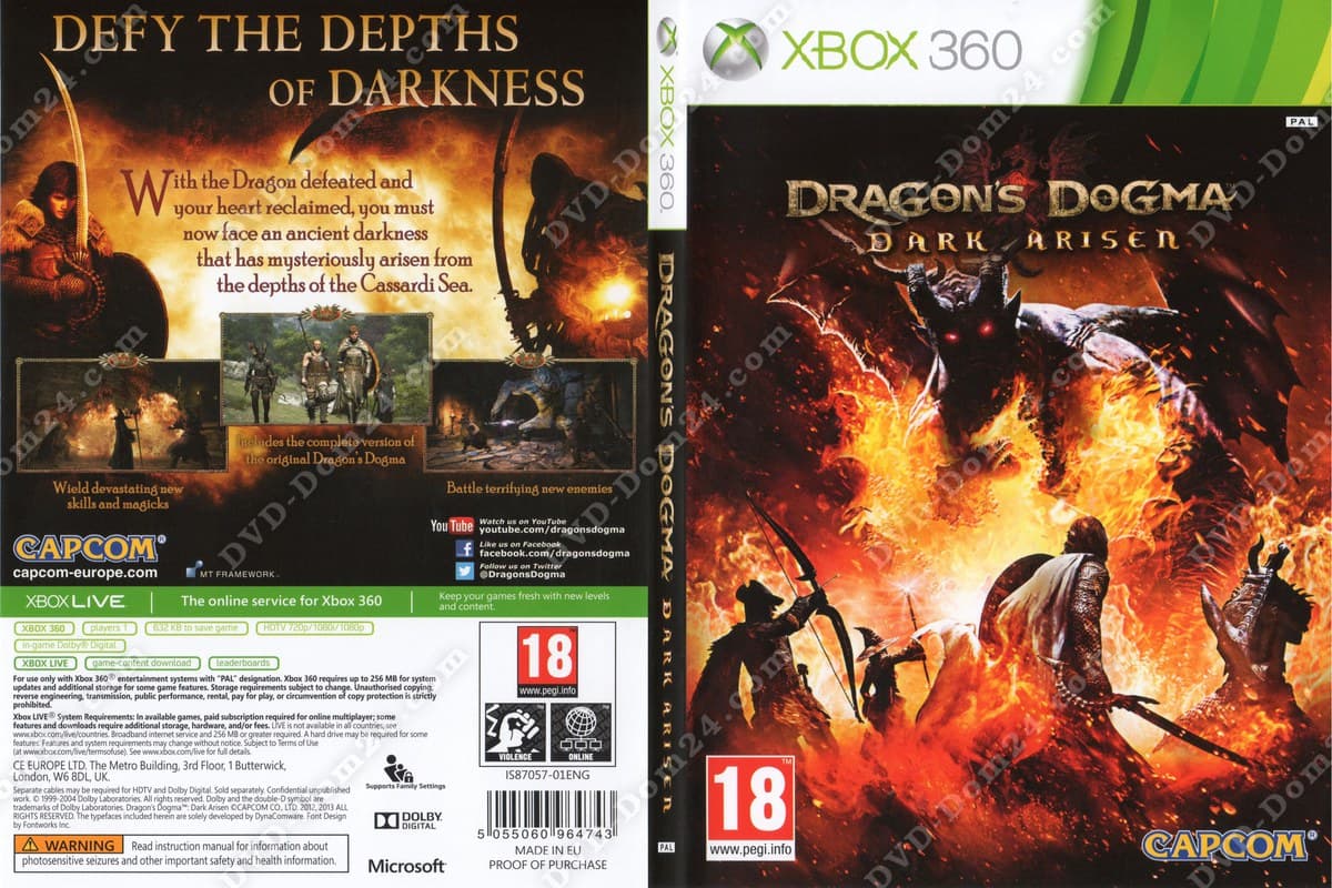 Dragon Dogma Dark Arisen (Xbox 360) общий ⭐⭐⭐ - Screenshot 1
