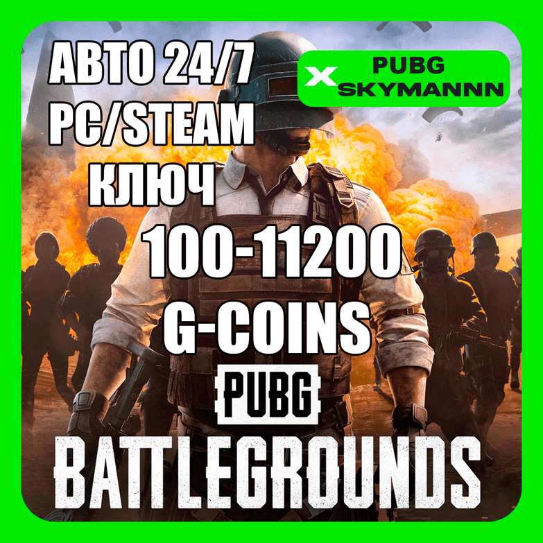 100-11200 G-Coins PUBG Battlegrounds PC Ключ Global - Screenshot 1