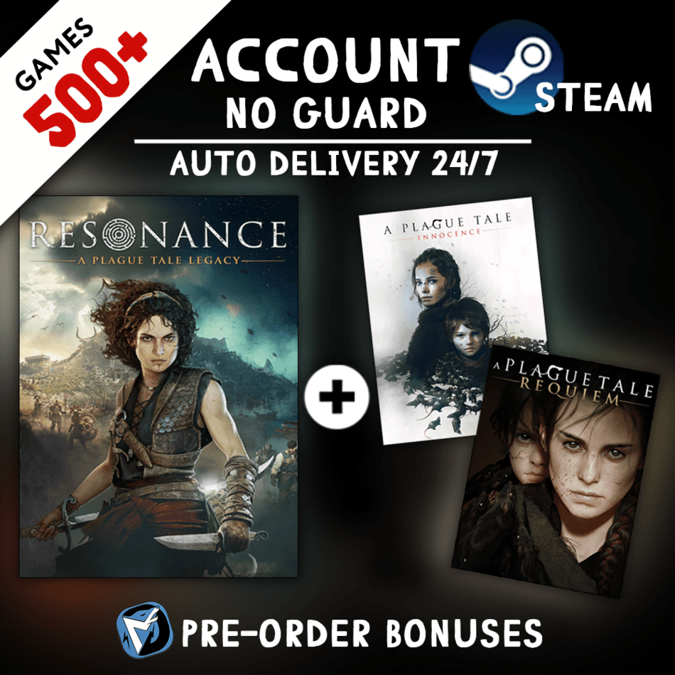 Resonance: A Plague Tale Legacy + Requiem + Innocence + 500 ИГР STEAM АККАУНТ - Screenshot 1