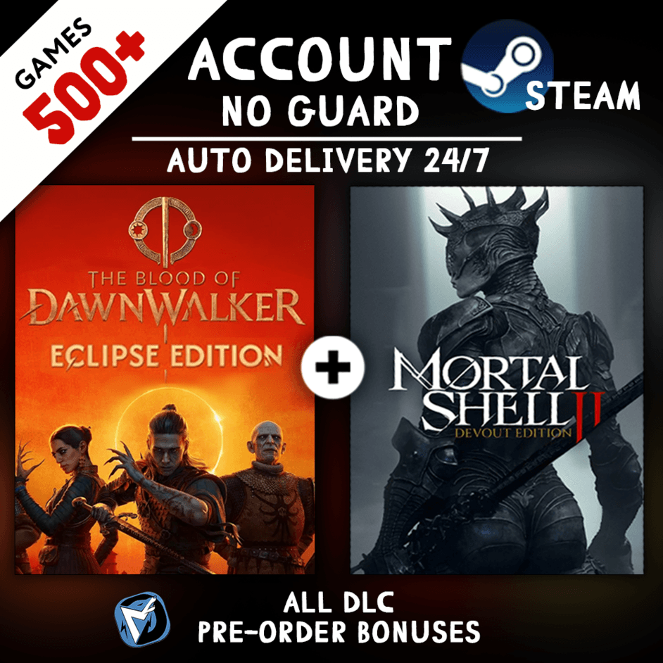 The Blood of Dawnwalker Eclipse Edition + Mortal Shell II + 500 ИГР STEAM АККАУНТ - Screenshot 1