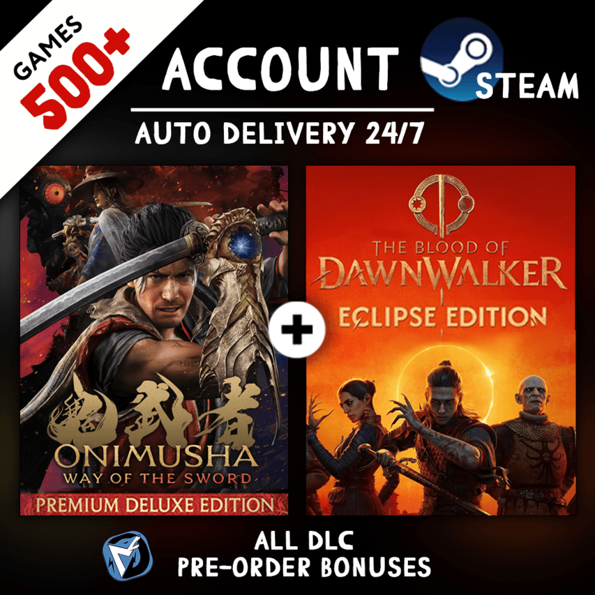 Onimusha: Way of the Sword + The Blood of Dawnwalker + 500 ИГР STEAM АККАУНТ - Screenshot 1
