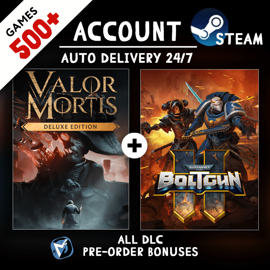 Valor Mortis Deluxe Edition + Warhammer 40,000: Boltgun 2 + 500 ИГР STEAM АККАУНТ - Screenshot 1
