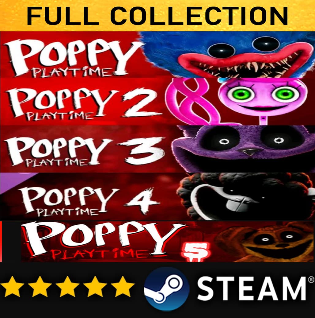 POPPY PLAYTIME 1 + 2 + 3 + 4 + 5 (ВСЕ ЧАСТИ) + БУДУЩИЕ・STEAM・PC - Screenshot 1