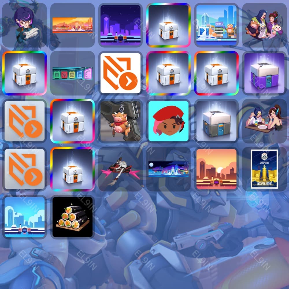 🌈Overwatch 2⭐Твич Дропсы🏅26 предметов + 🎁 - Screenshot 1