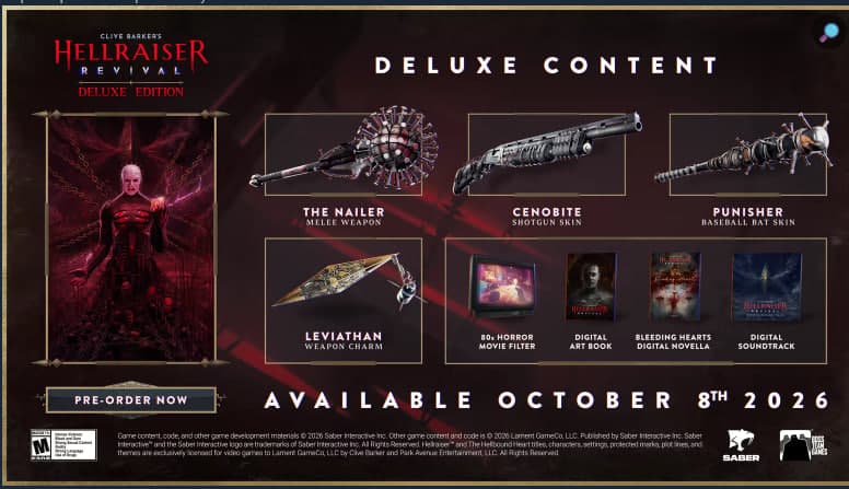 Clive Barker's Hellraiser: Revival Deluxe steam Россия\Мир - Screenshot 1