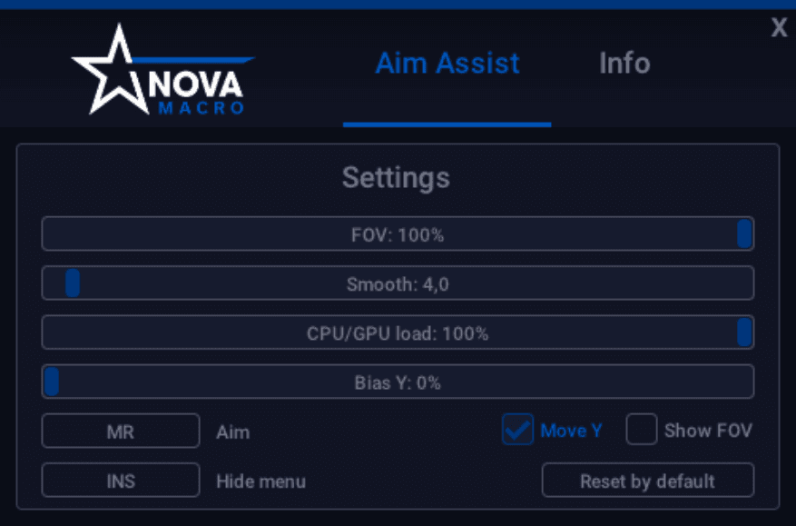 [NovaMacro] CoD BO6 Aim Assist GLOBAL - Screenshot 1