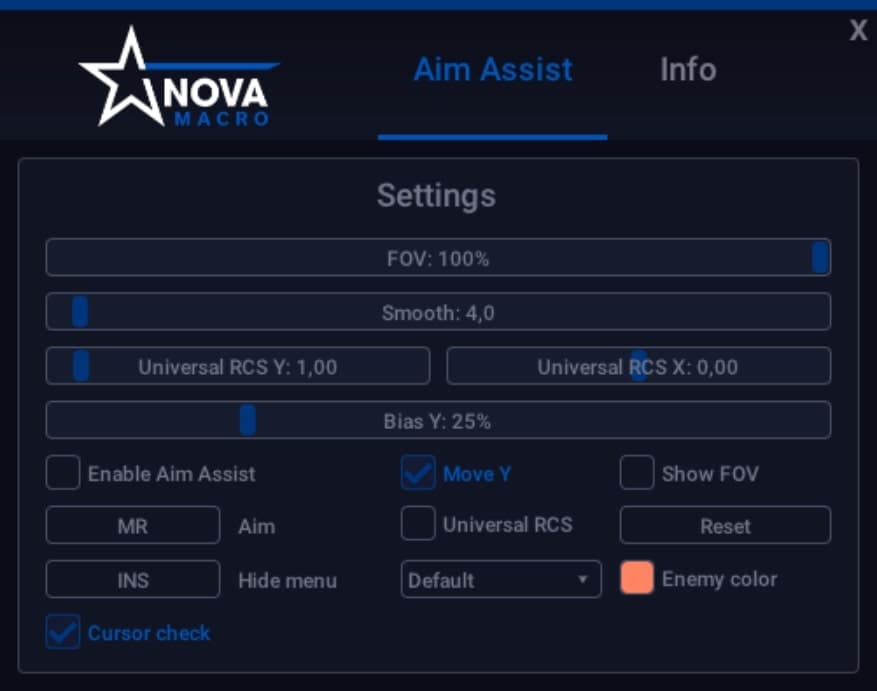 [NovaMacro] BF6 Aim Assist GLOBAL - Screenshot 1
