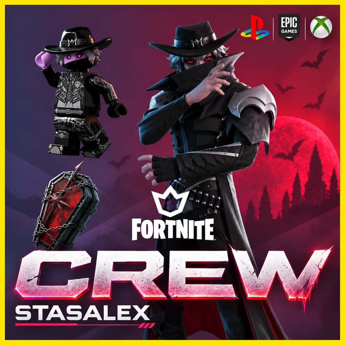 FORTNITE ОТРЯД (CREW) 1 МЕСЯЦ + БОЕВОЙ ПРОПУСК + 800 V-BUCKS | EPIC | ВСЕ ПЛАТФОРМЫ - Screenshot 1