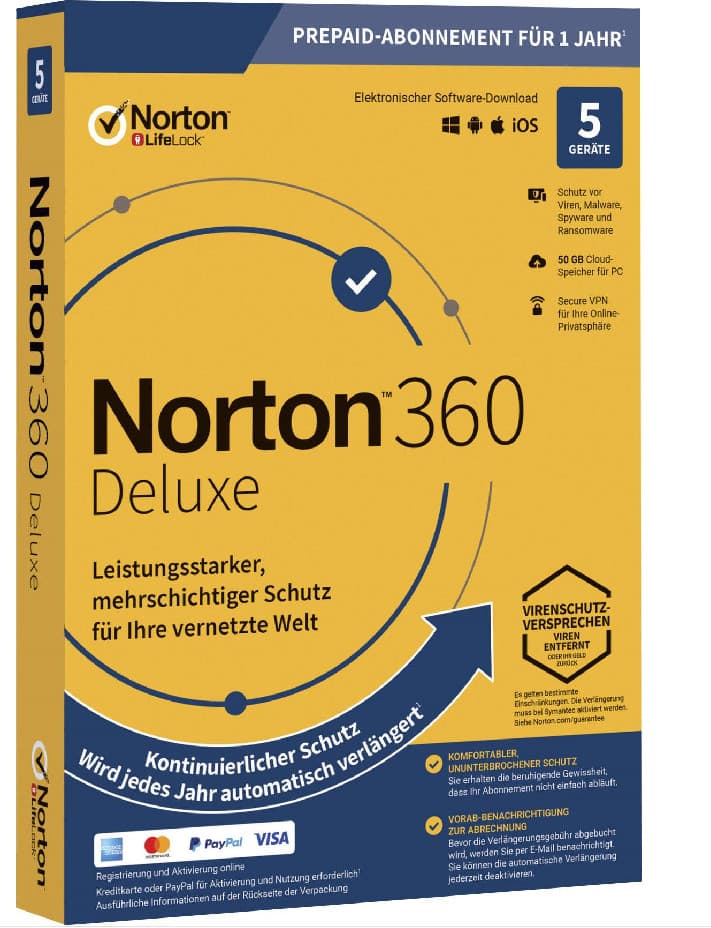 Norton 360 Deluxe  5 devices / 16 месяцев (485 дней)  Global - Screenshot 1