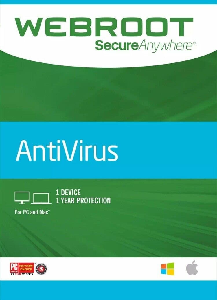 Webroot SecureAnywhere AntiVirus to 12.30.2026 /1 рс - Screenshot 1