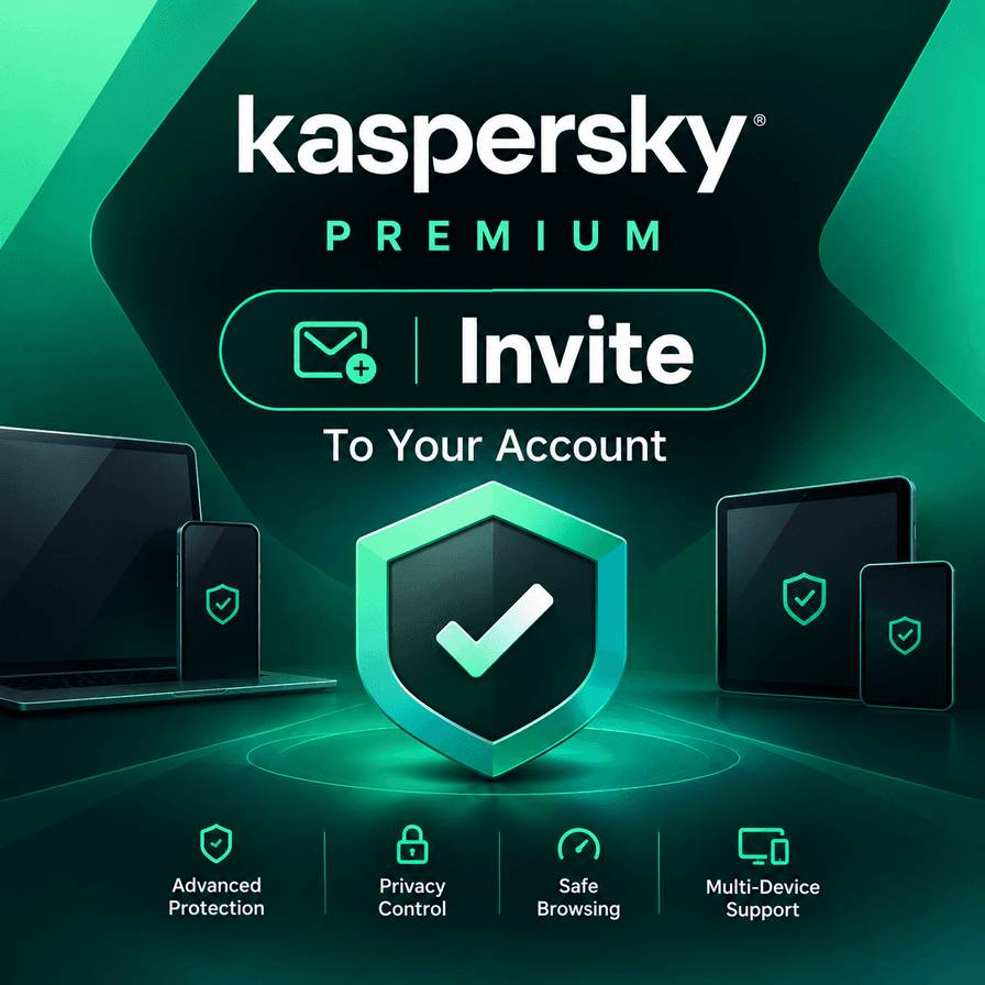 Kaspersky Premium Total Security License Key | İnvite | To Your Account - Screenshot 1