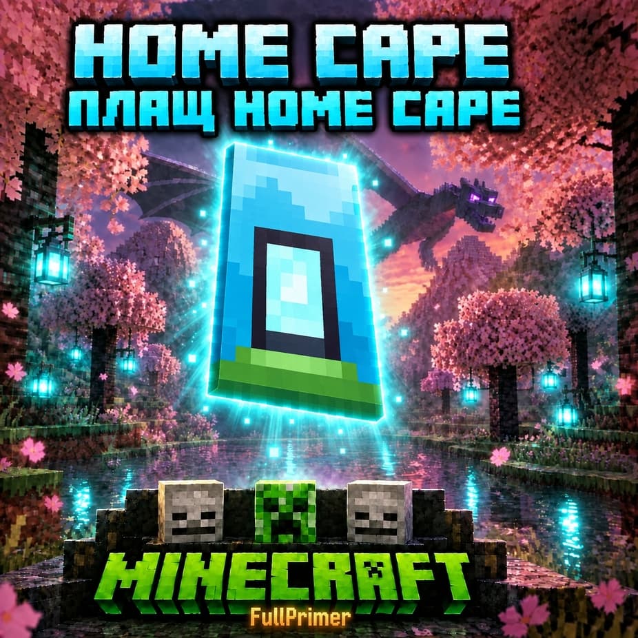 🔑КЛЮЧ Java & Bedrock Edition 🟠Home Cape KEY🟠 - Screenshot 1