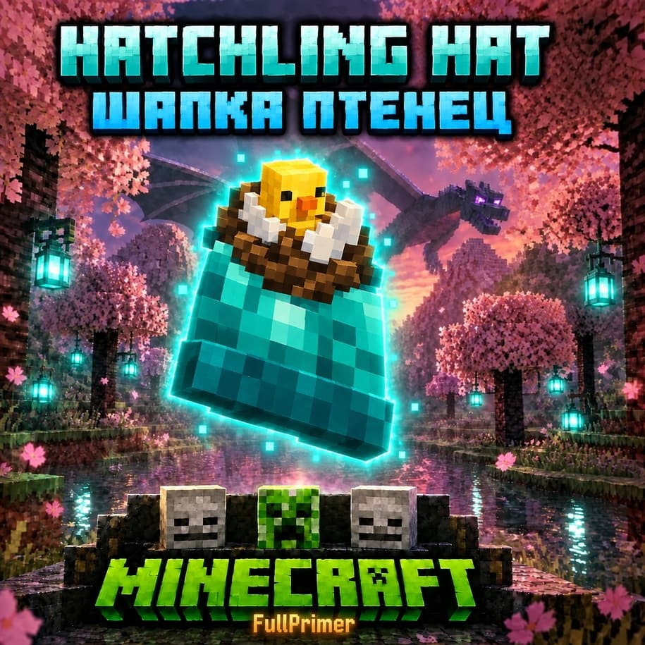 🔑КЛЮЧ Java & Bedrock Edition🔵«ШЛЯПКА ПТЕНЦ»🔵 - Screenshot 1