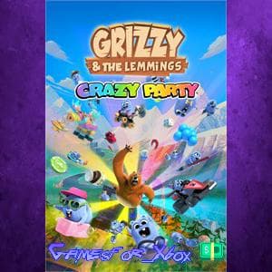 ☀️Grizzy and the Lemmings - Crazy Party XBOX - Screenshot 1