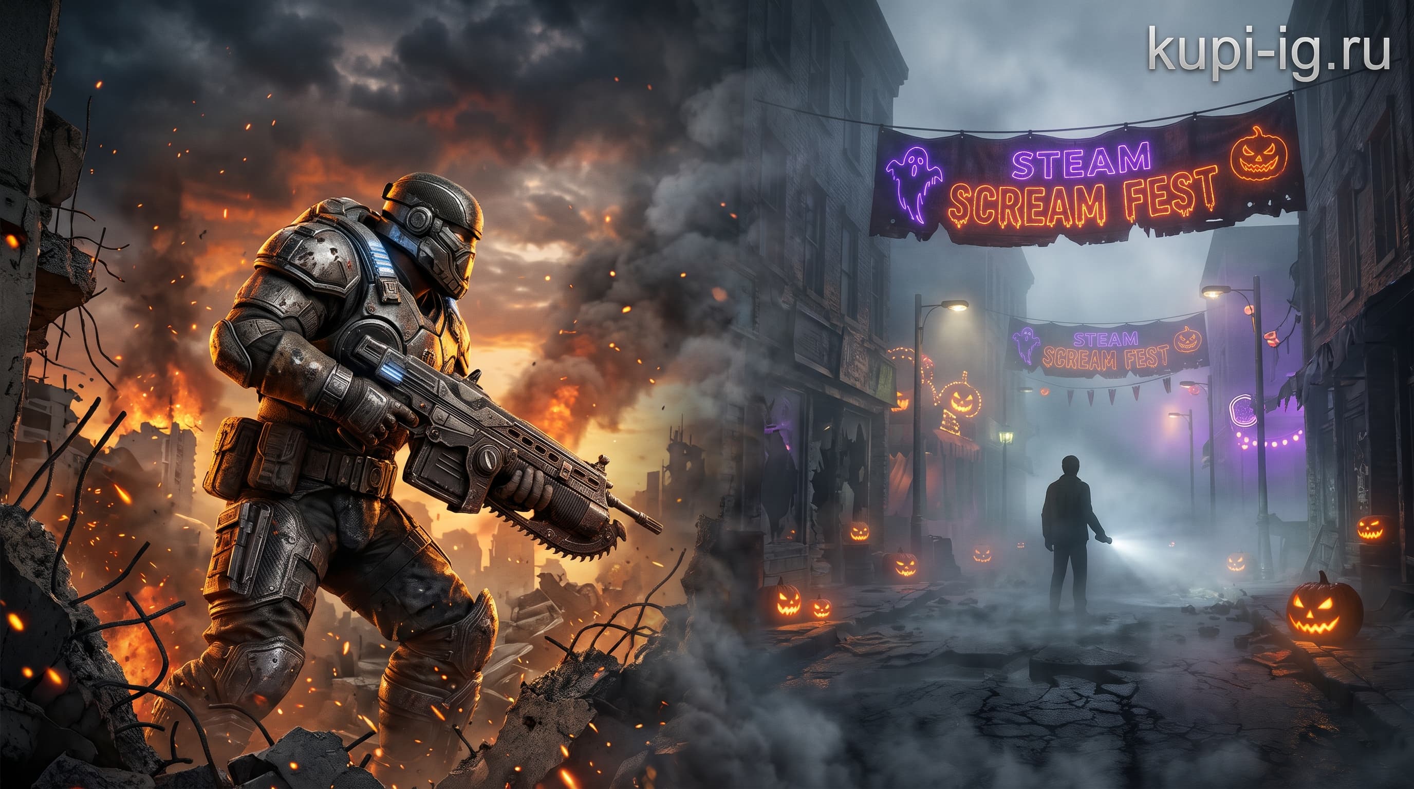 Октябрьский патч Gears of War: E-Day с исправлением статтеров и старт хэллоуинского фестиваля Steam Scream 5 Fest: Главное за 26 октября 2026 года