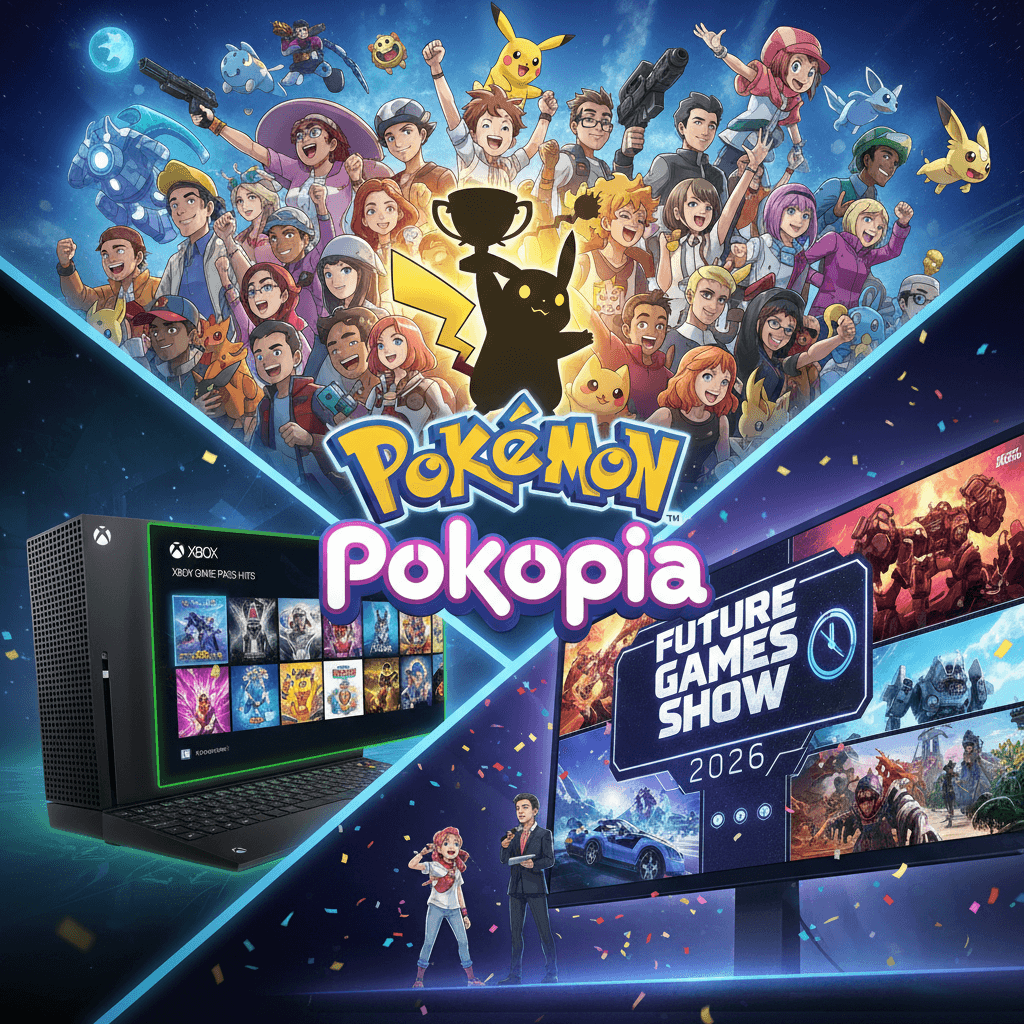 Главные игровые новости: Триумф Pokémon Pokopia, хиты в Xbox Game Pass и итоги Future Games Show 2026
