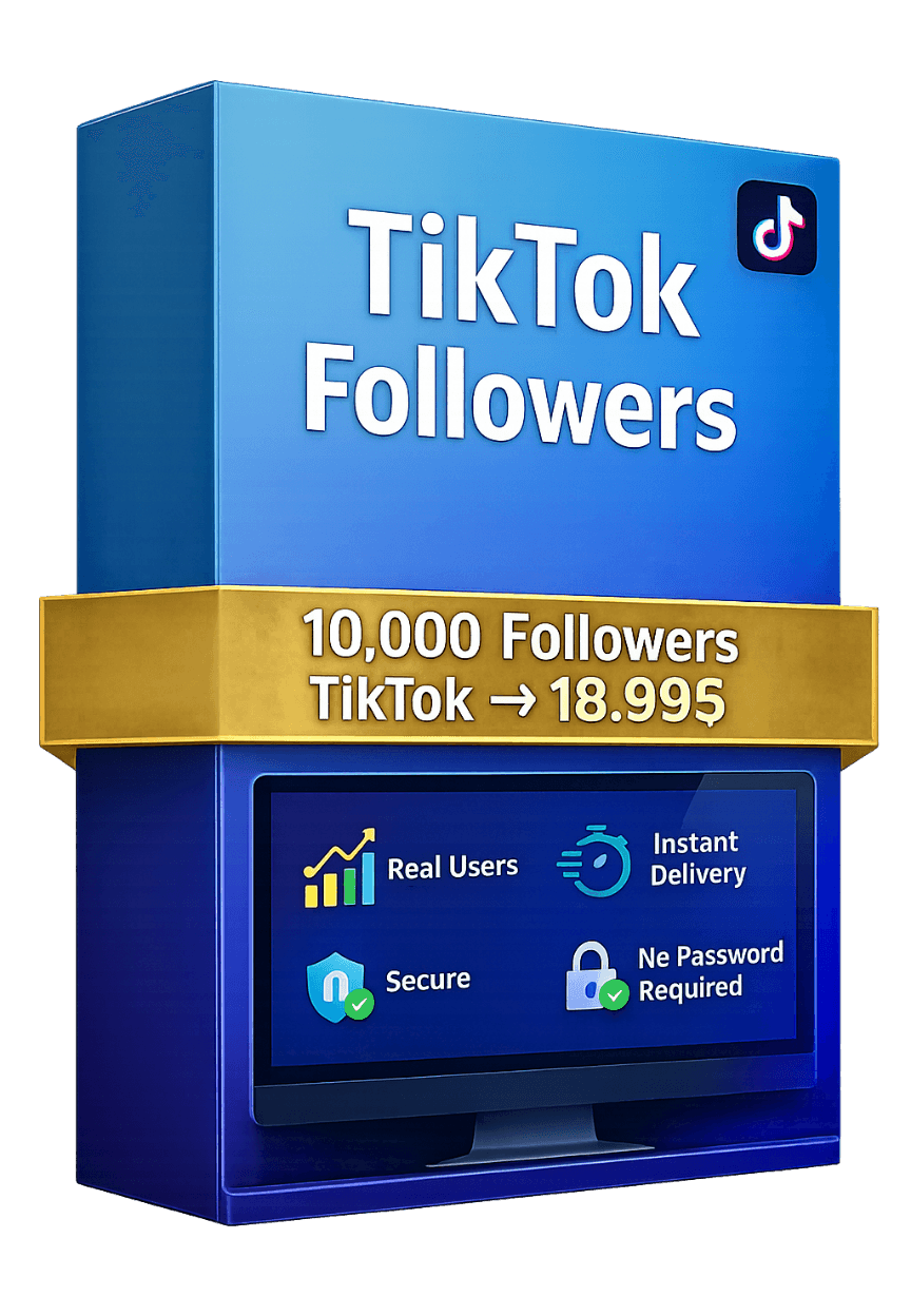 10,000 подписчиков в TikTok – 100% реальные аккаунты – Смешанные аккаунты - Screenshot 1
