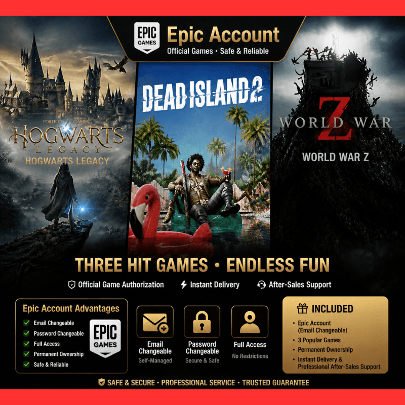 Hogwarts Legacy + Dead Island 2 | Аккаунт Epic Games | Полный доступ - Screenshot 1