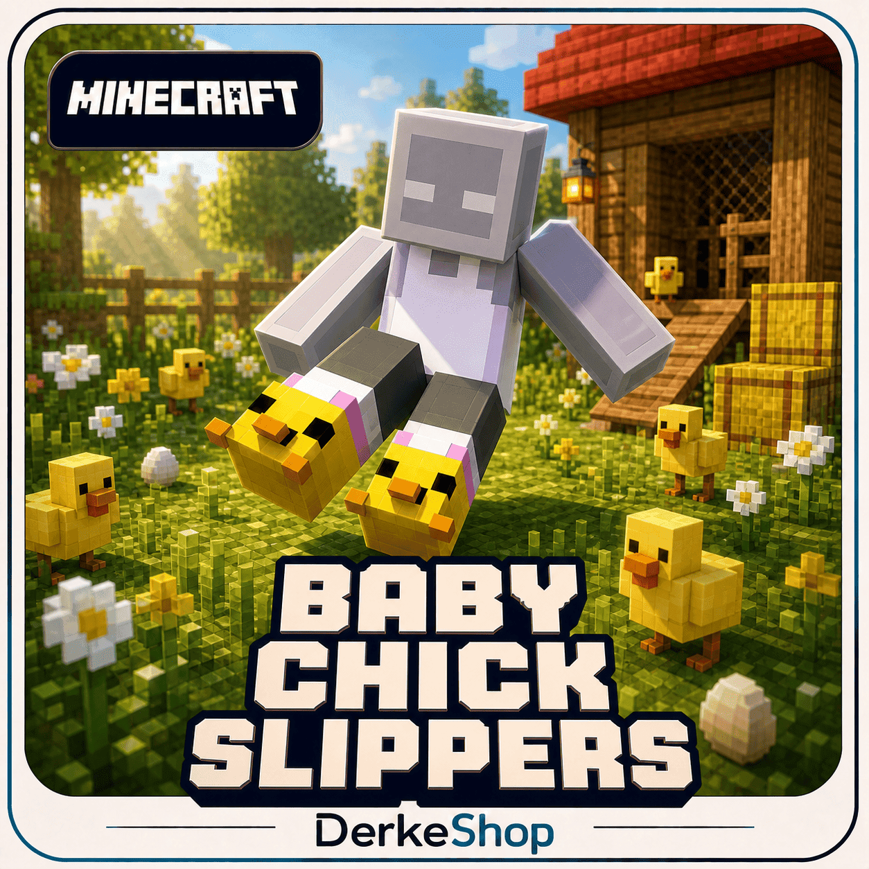 Minecraft Baby Chick Slippers➤Region Free Key➤Java/Bedrock - Screenshot 1