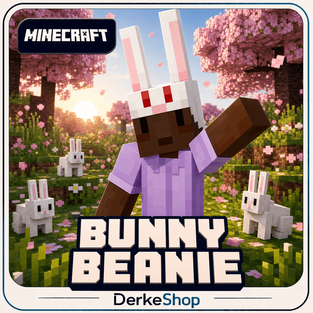 Майнкрафт скин Bunny Beanie | Твич Дропс | Region Free Key | Java/Bedrock - Screenshot 1