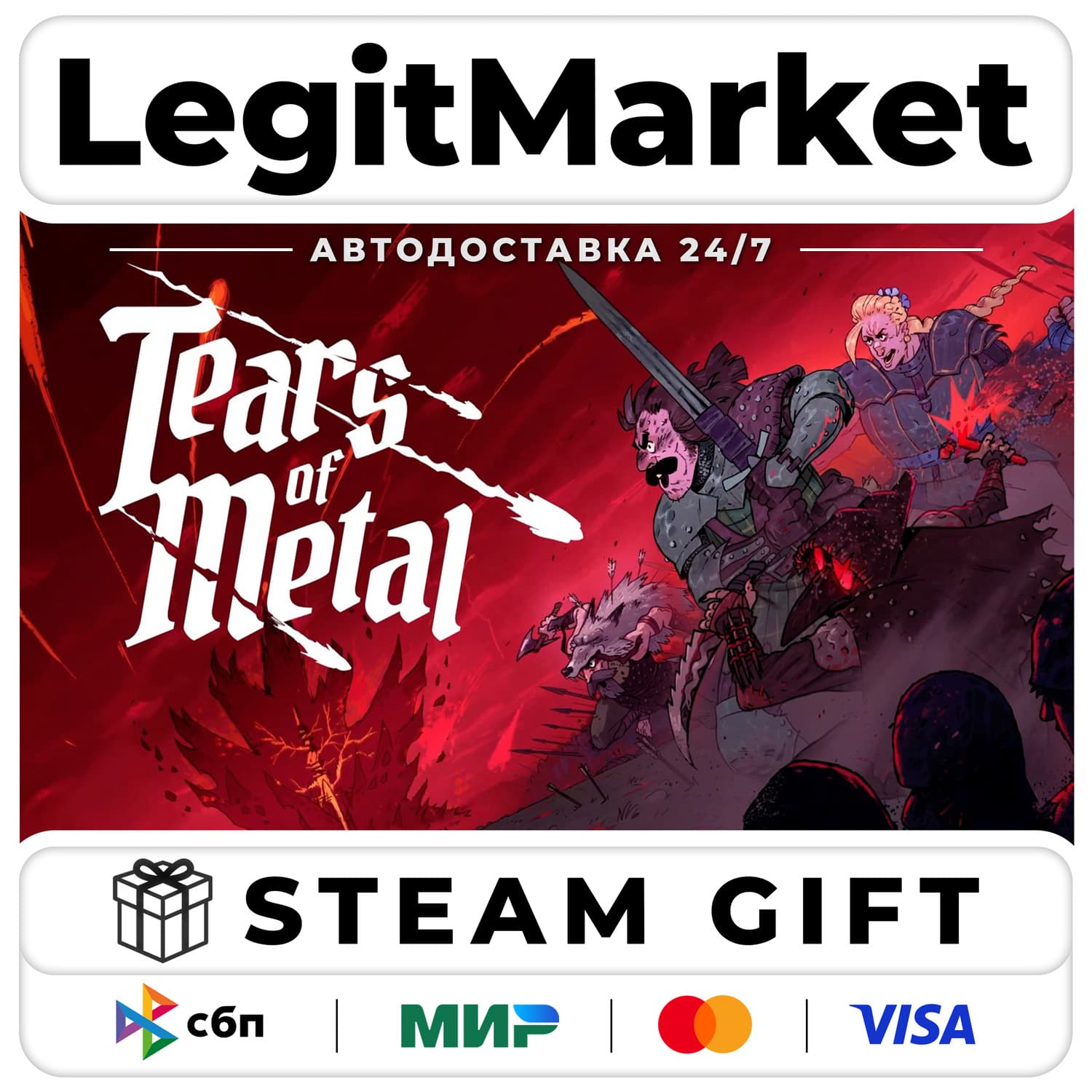 Tears of Metal / Steam АВТО / РУ + МИР - Screenshot 1