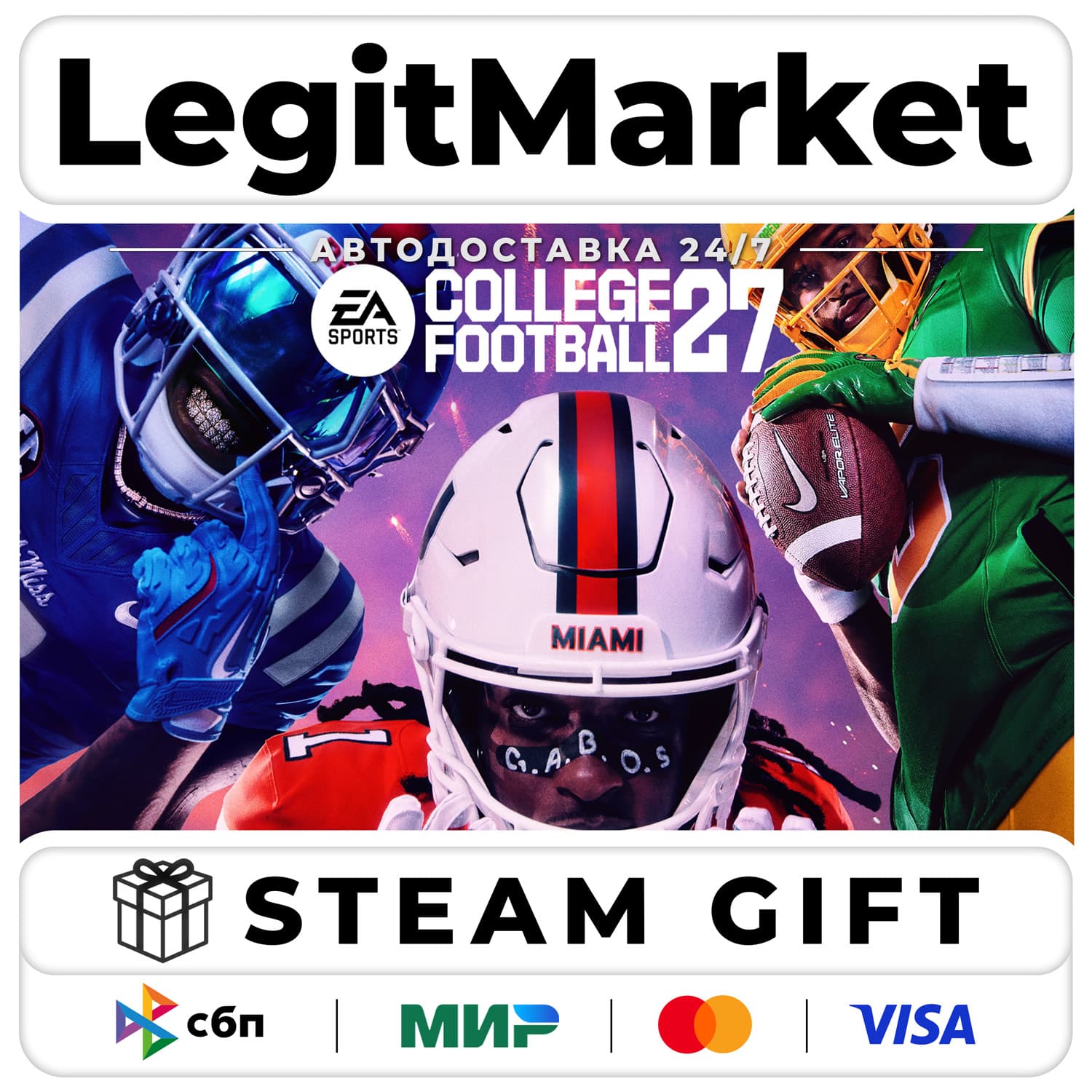 EA SPORTS College Football 27 / Steam АВТО / РУ + МИР - Screenshot 1