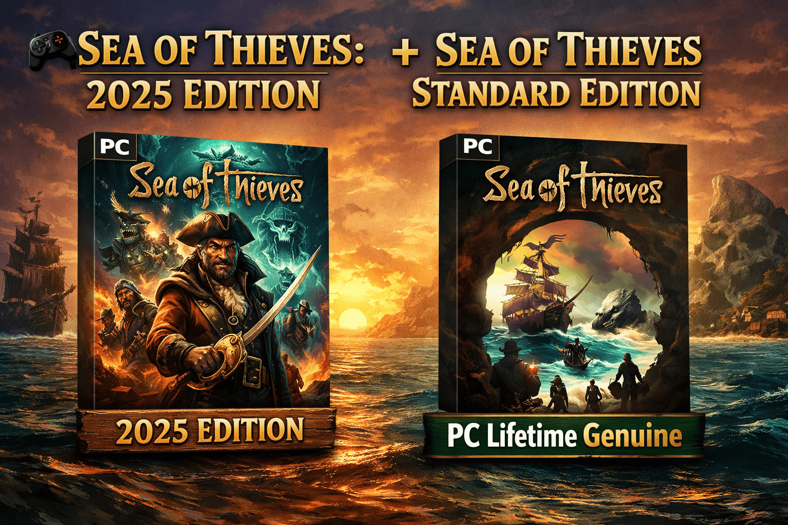 🎮 SEA OF THIEVES: 2025 EDITION + SEA OF THIEVES STANDARD EDITION (PC) - Screenshot 1