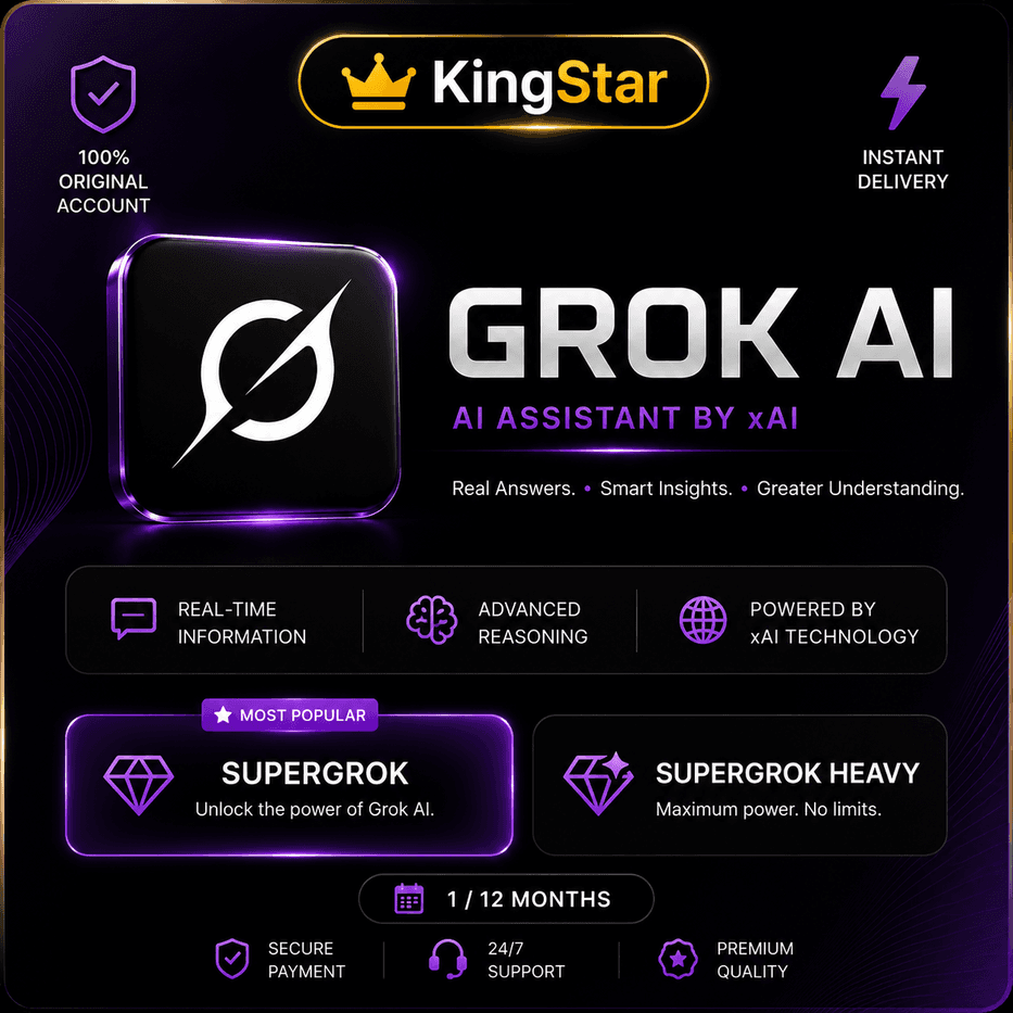GROK AI | SUPER GROK 4 SUBSCRIPTION 1 MONTH FAST - Screenshot 1
