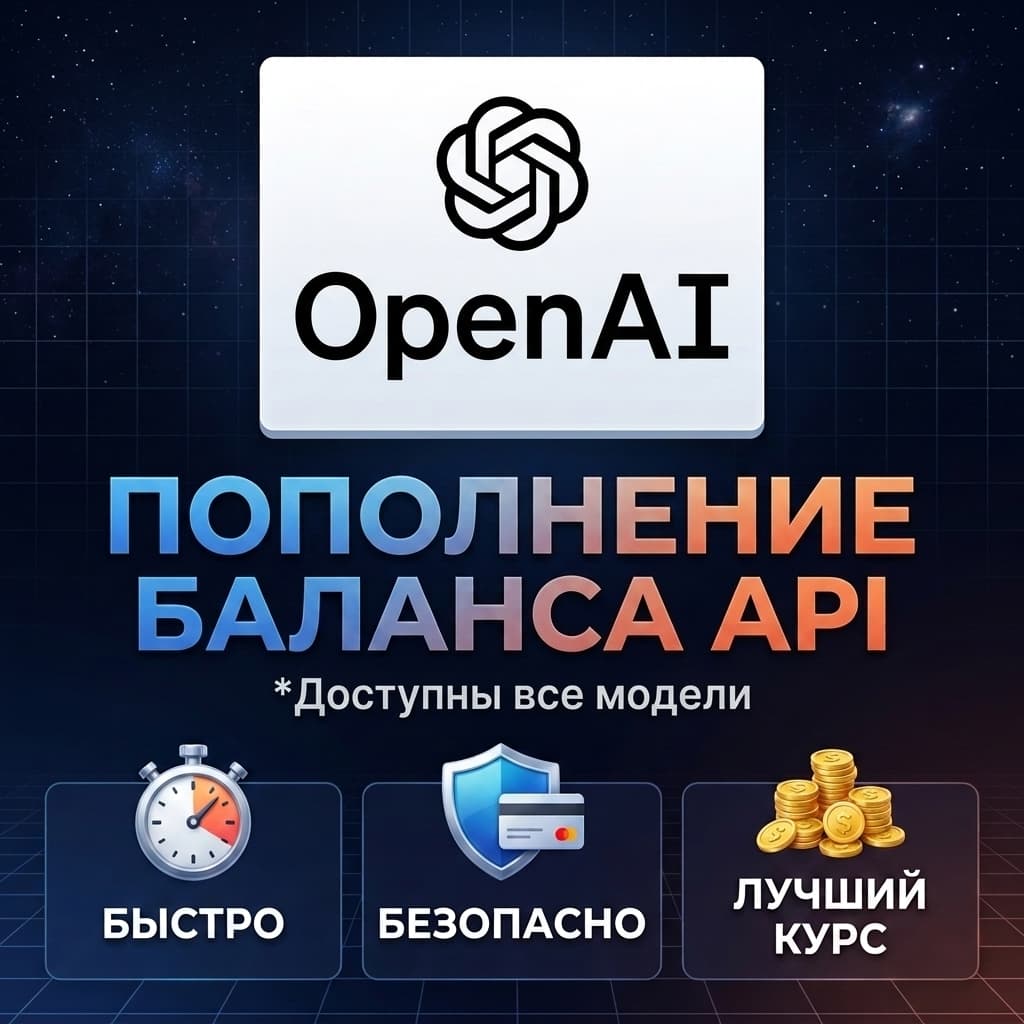 Пополнение баланса OPENAI API | На ваш или новый аккаунт (ChatGPT) - Screenshot 1