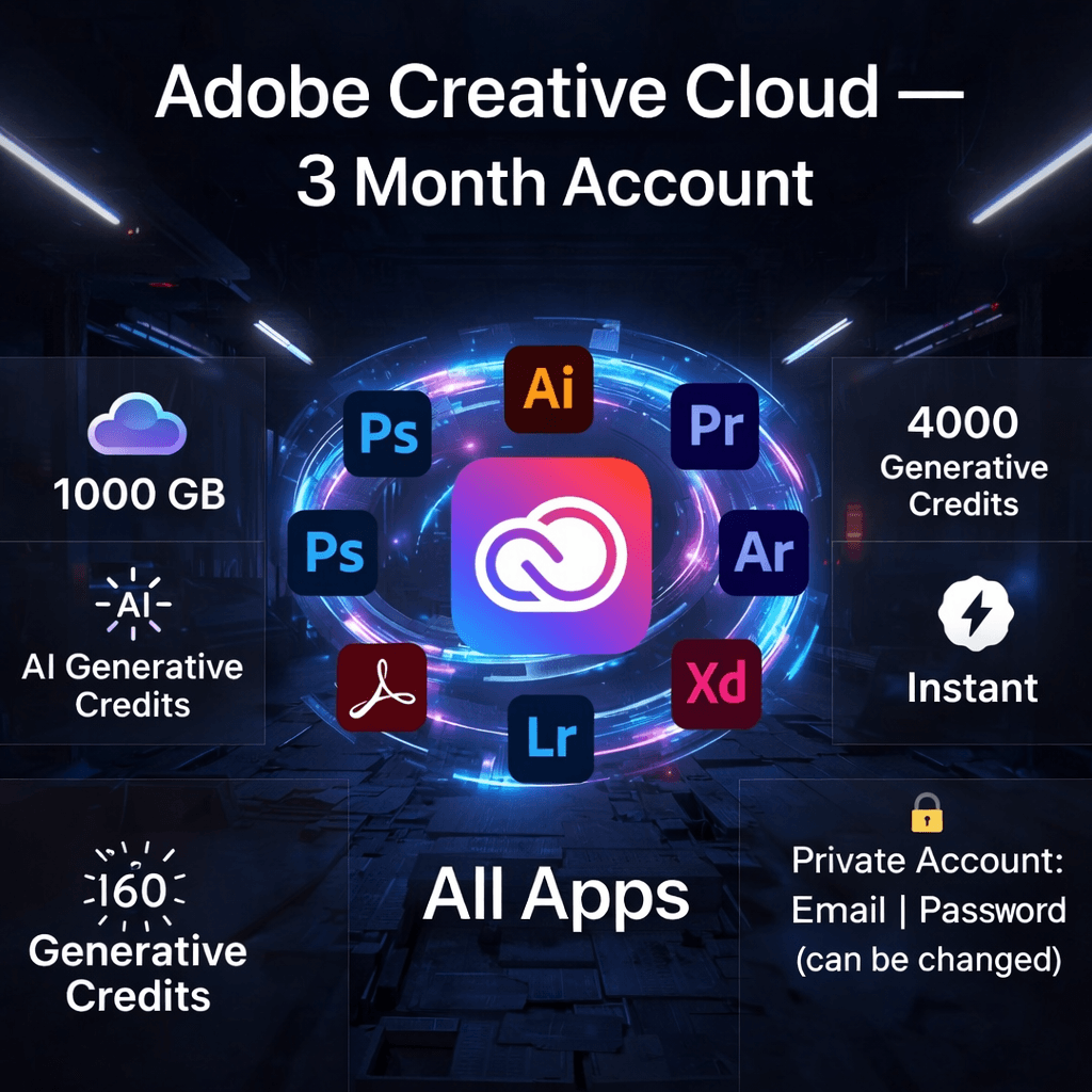 Подписка Adobe Creative Cloud — Аккаунт на 1 месяца - Screenshot 1