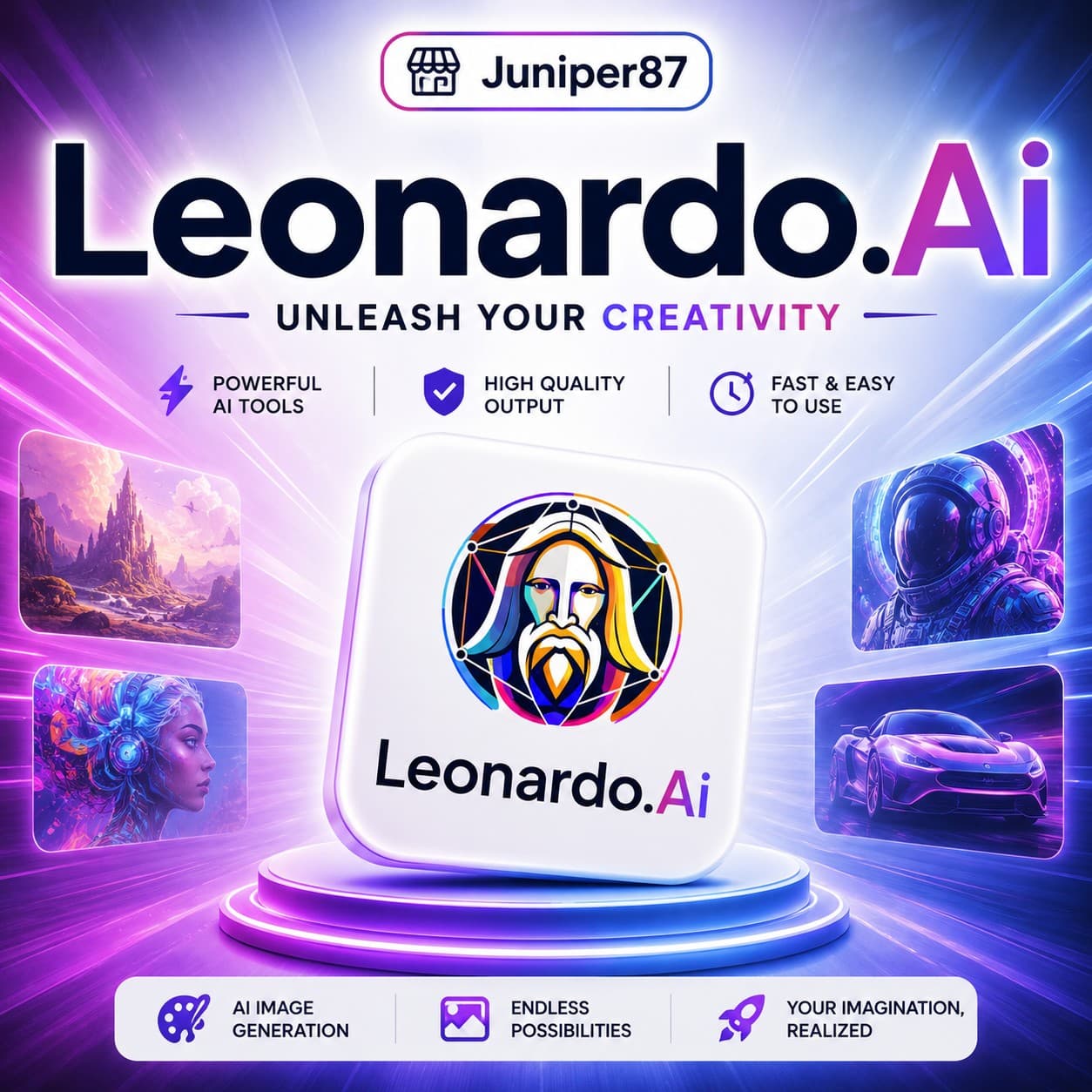 Подписка Leonardo AI на 1 месяц на ваш аккаунт - Screenshot 1