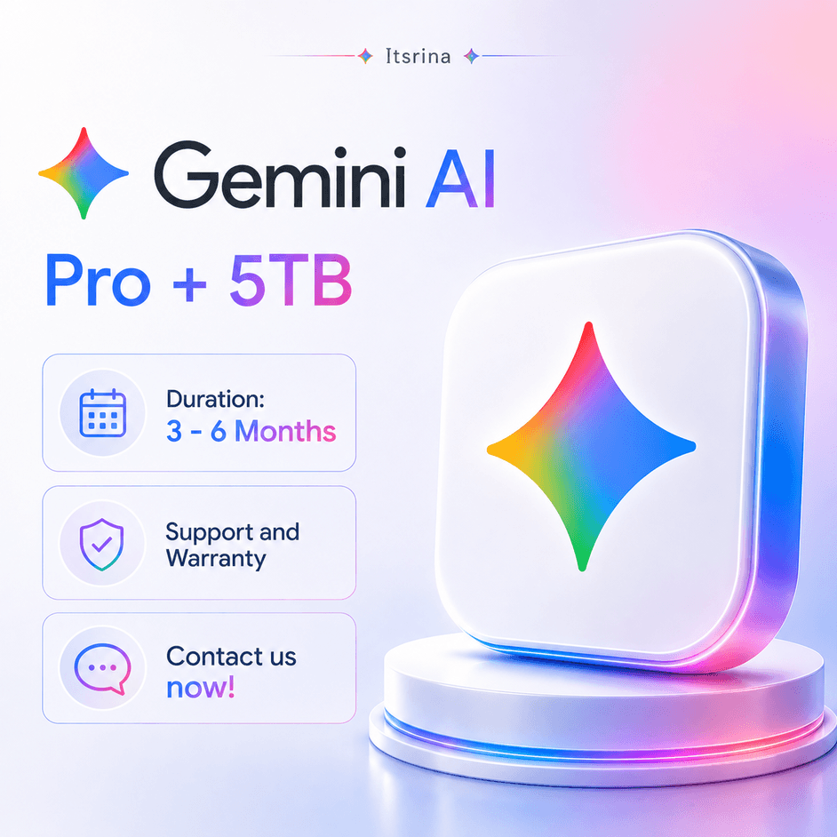 GEMINI AI PRO — 3–6 месяцев | VEO 3 | 5 ТБ (АВТОМАТИЧЕСКАЯ ДОСТАВКА) - Screenshot 1