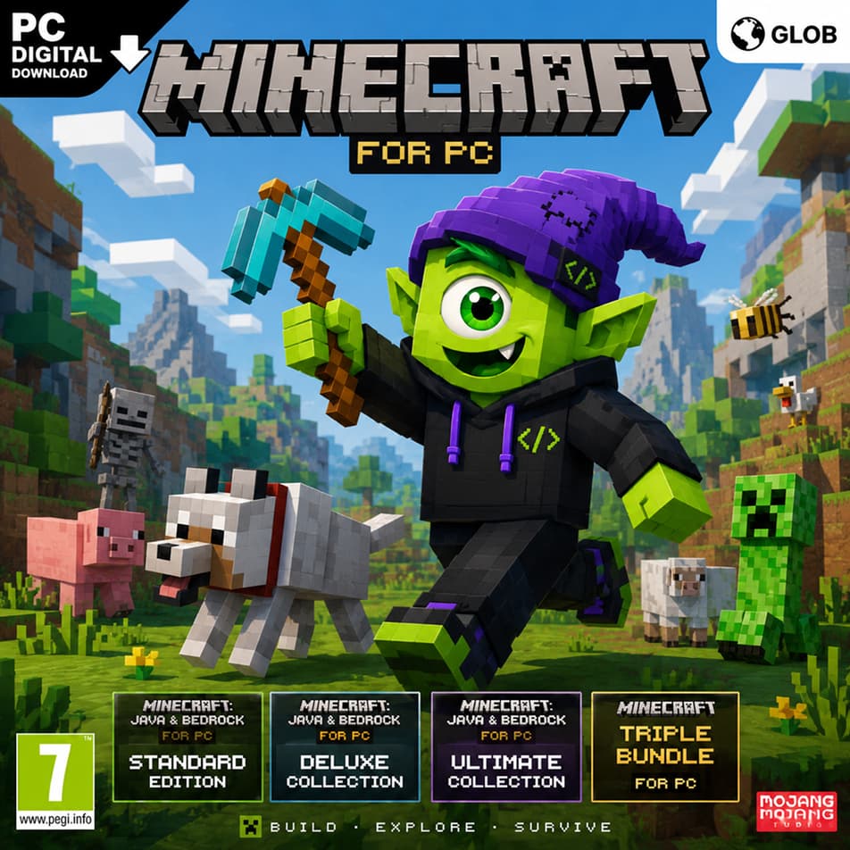 MINECRAFT JAVA & BEDROCK PC | STANDARD/DELUXE/ULTIMATE | КЛЮЧ ДЛЯ ПК | АВТО 24/7 - Screenshot 1