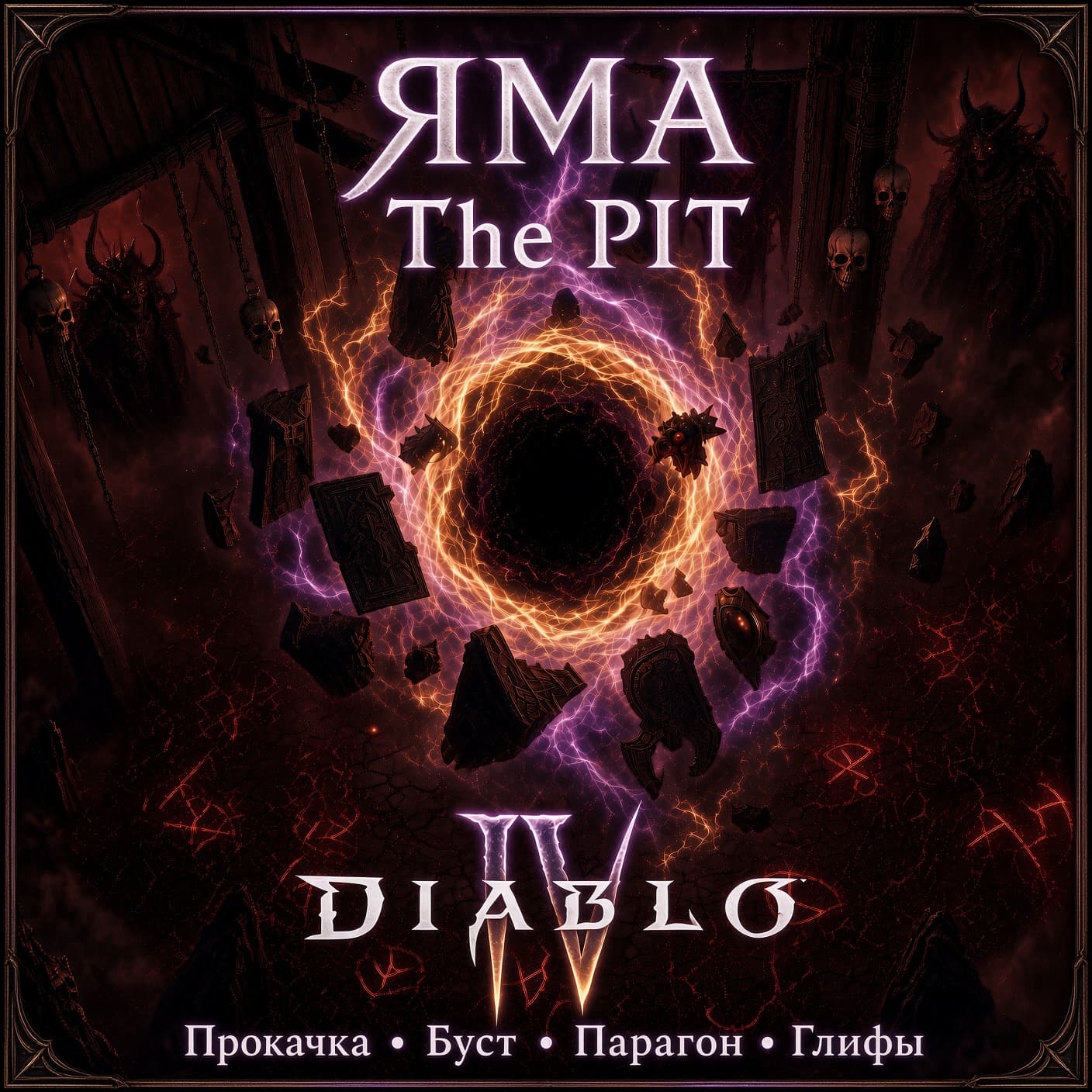 Diablo 4 Pit lvl 100 | Leveling | Boost | Paragon | Glyphs | Eternal Realm | 1 hour - Screenshot 1