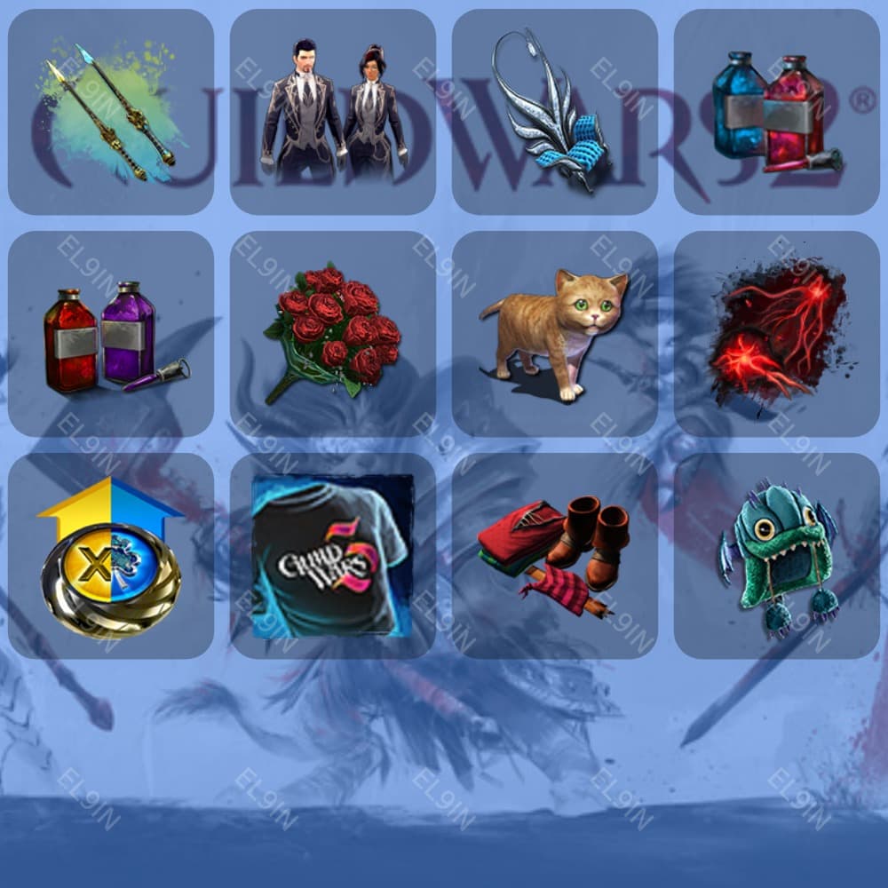 🎉Guild Wars 2✨Твич Дропсы🎈12 предметов + 🎁 - Screenshot 1