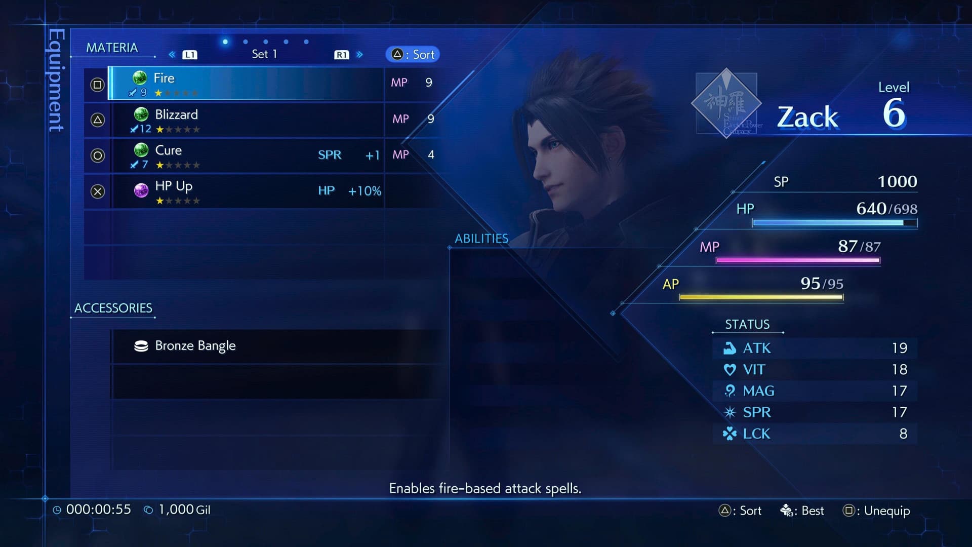 CRISIS CORE –FINAL FANTASY VII– REUNION DELUXE - Xbox - Screenshot 1