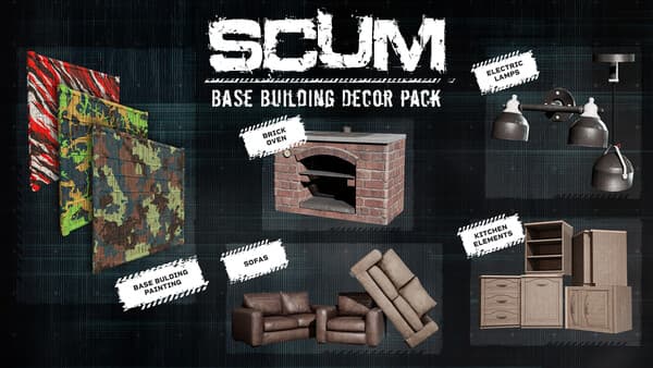 SCUM Base Building Decor Pack✅STEAM GIFT AUTO✅RU+World - Screenshot 1